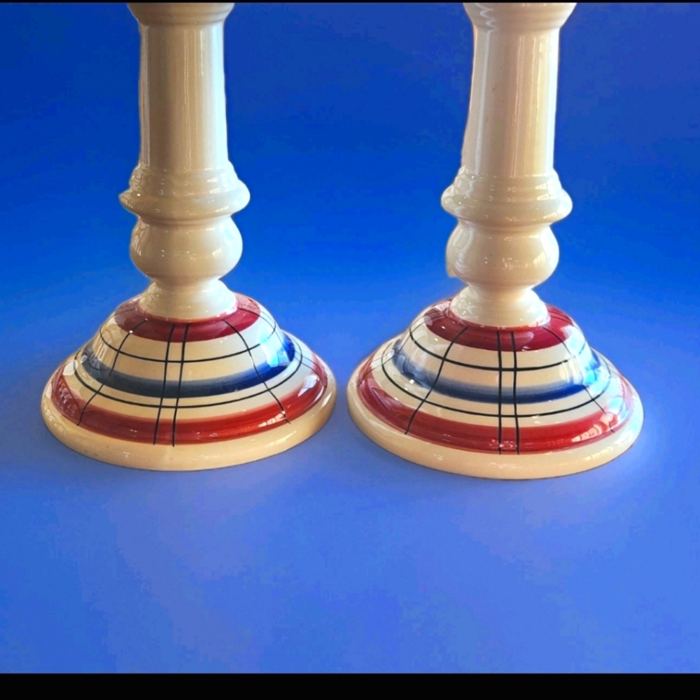 Vintage Savoir Vivre West Germany Candlesticks TA203 Vivien Mid-Century Modern - Picture 5 of 13
